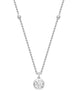 Classic Round Diamond Platinum Pendant