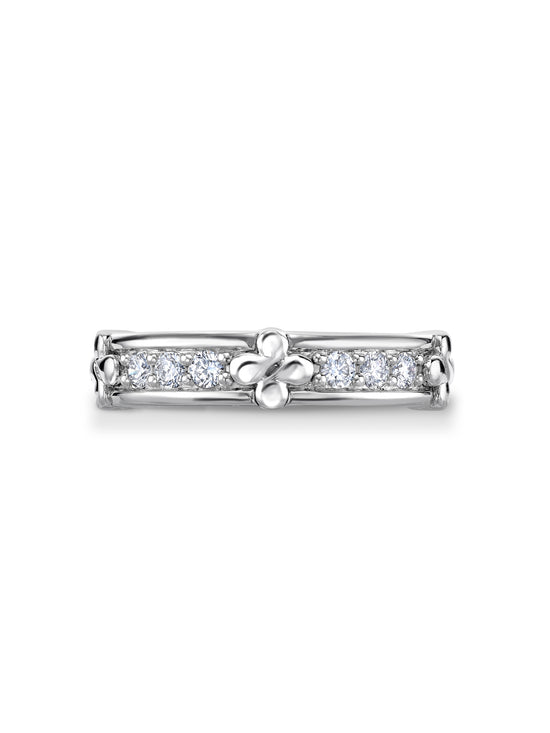 Be Boodles Platinum Diamond Wedding Band | Boodles