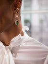 A Family Journey London Royal Parks Tsavorite Rose Gold Earrings