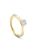Classic Yellow Gold Diamond Engagement Ring 0.4 Carat