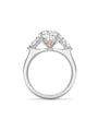 Petal Large Pear Diamond Platinum Ring | Boodles