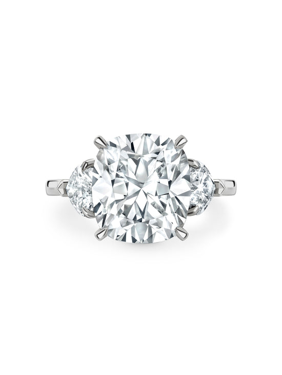 Peace of Mined Petal Diamond Platinum Ring | Boodles