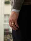 Jazz Ashoka Yellow Gold Ring