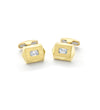 Jazz Yellow Gold Ashoka Diamond Cufflinks | Boodles