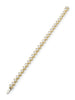 Florentine Heart Diamond Yellow Gold Bracelet