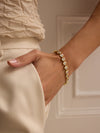 Florentine Heart Diamond Yellow Gold Bracelet | Boodles