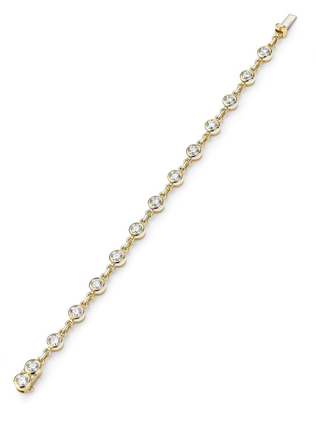 Florentine Brilliant Diamond Yellow Gold Bracelet