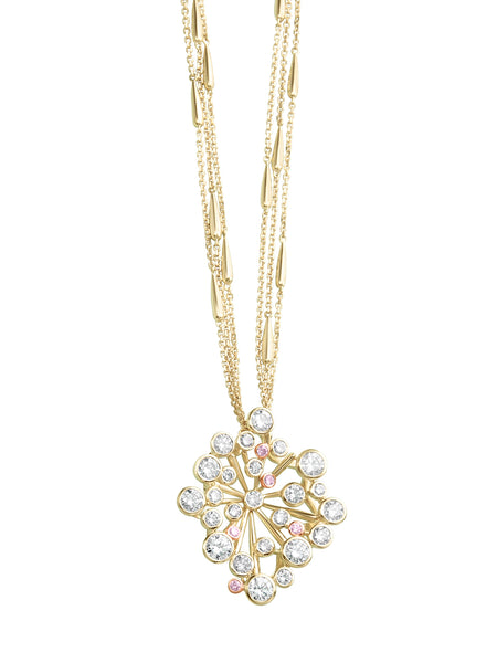 Raindance Chelsea Large Yellow Gold Diamond Pendant