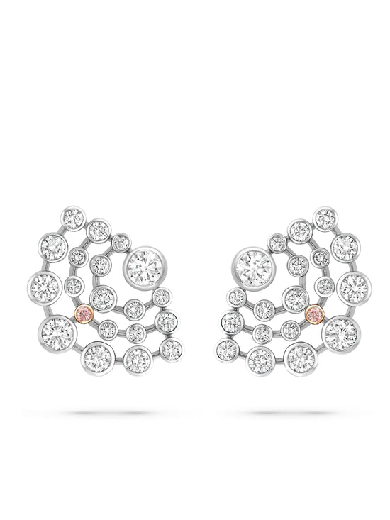 Raindance Chelsea Platinum Diamond Earrings | Boodles