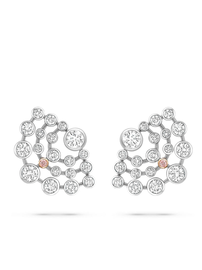 Raindance Chelsea Platinum Diamond Earrings | Boodles