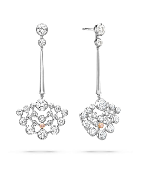 Raindance Chelsea Platinum Diamond Drop Earrings