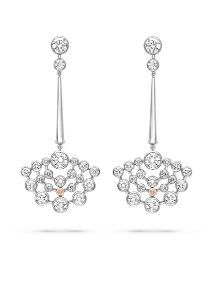 Raindance Chelsea Platinum Diamond Drop Earrings