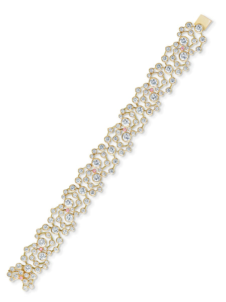 Raindance Chelsea Yellow Gold Diamond Bracelet