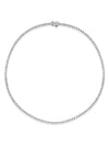 Classic Line Diamond Platinum Necklace