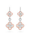 Be Boodles Pink Diamond Drop Earrings