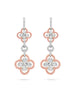 Be Boodles Pink Diamond Drop Earrings