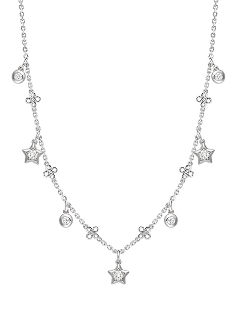 Beach Star Diamond Platinum Necklace