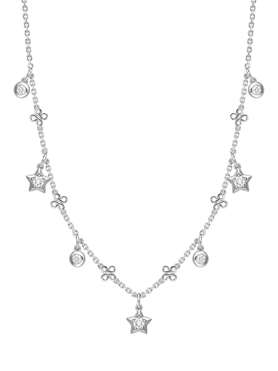 Beach Star Diamond Platinum Necklace