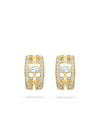 Boodles x The National Gallery Perspective Ashoka Yellow Gold Earrings | Boodles