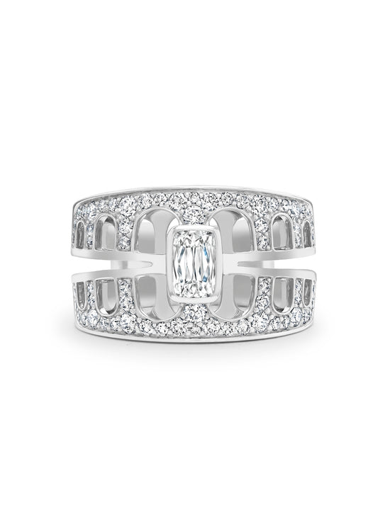 The Boodles National Gallery Collection - Perspective Platinum Ring