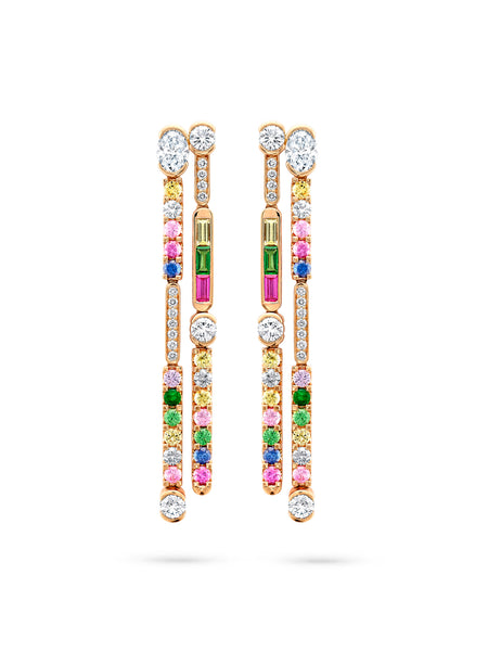 The Boodles National Gallery Collection - Play of Light Rose Gold Diamond Earrings