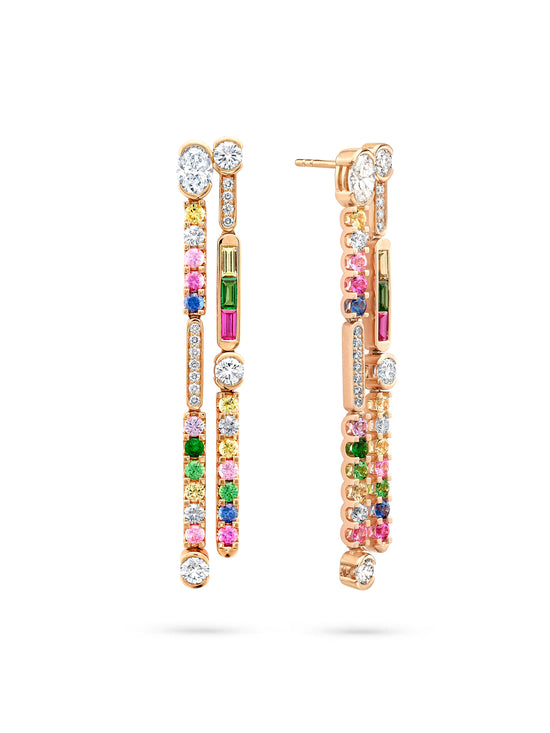 The Boodles National Gallery Collection - Play of Light Rose Gold Diamond Earrings