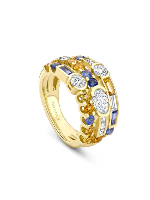 The National Gallery Play of Light Yellow Gold Ring