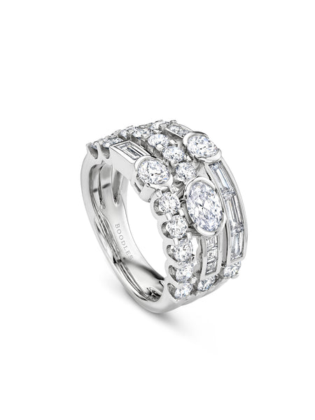 The Boodles National Gallery Collection - Play of Light Platinum Ring