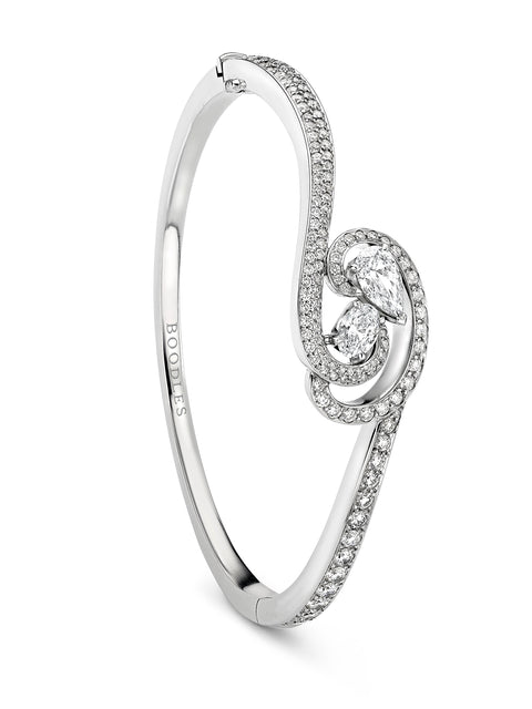 The Boodles National Gallery Collection - Motherhood Platinum Bangle