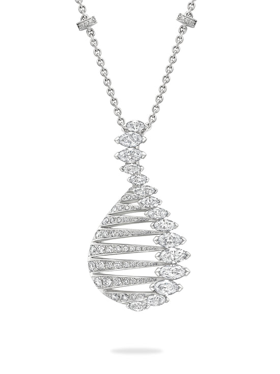 Boodles x The National Gallery Lake Keitele Pendant | Boodles