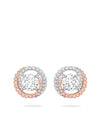 Monaco Pink and White Diamond Stud Earrings | Boodles