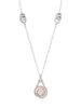 Monaco Pink and White Diamond Pendant