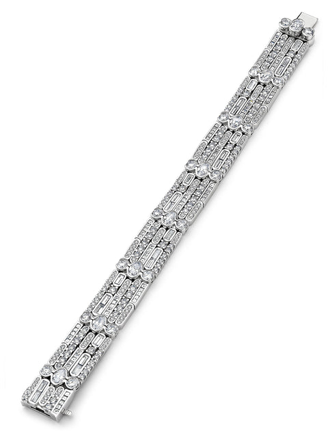 The National Gallery Play of Light Platinum Bracelet