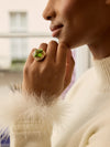 A Family Journey Berlin Peridot Yellow Gold Ring