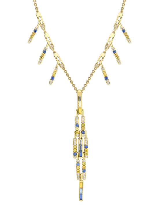 Boodles x The National Gallery Play of Light Yellow Gold Pendant | Boodles