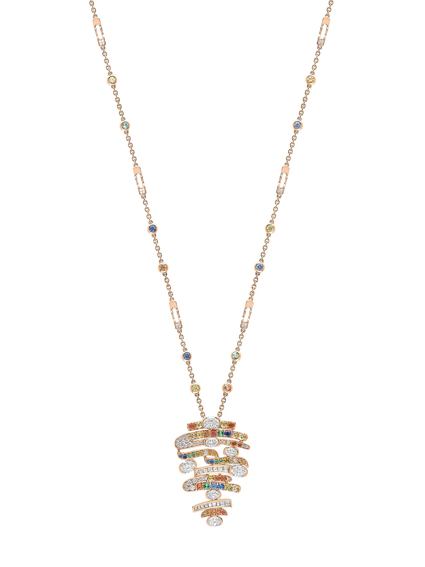 The Boodles National Gallery Collection - Play of Light Rose Gold Pendant