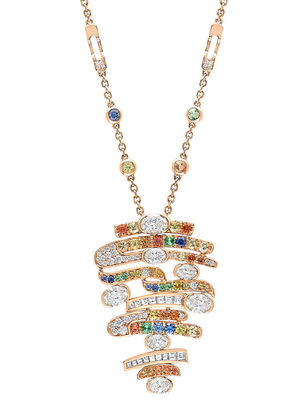 The Boodles National Gallery Collection - Play of Light Rose Gold Pendant