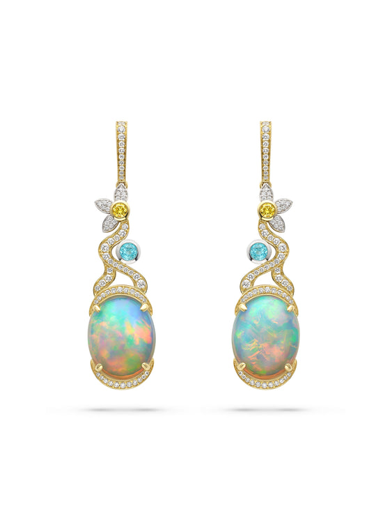 A Family Journey Liverpool Opal Drop Earrings