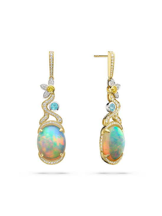 A Family Journey Liverpool Opal Drop Earrings