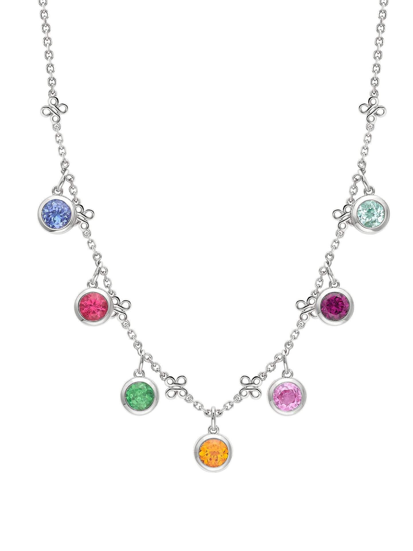 Beach Rainbow Platinum Necklace | Boodles