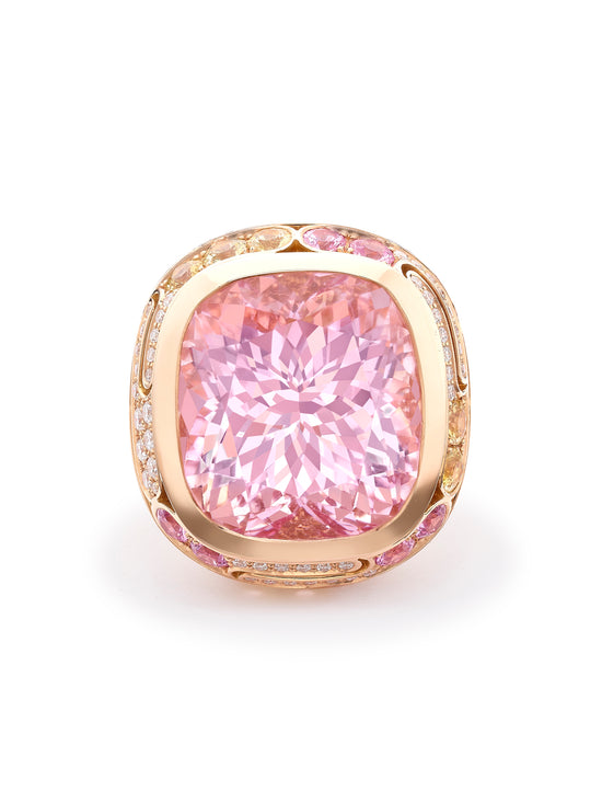 Boodles x The National Gallery Play of Light Morganite Ring | Boodles