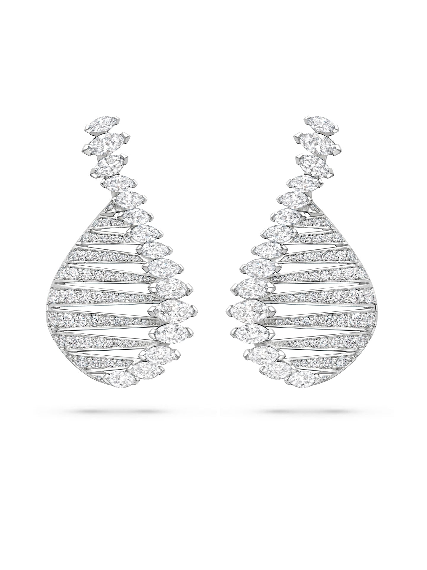 Boodles x The National Gallery Lake Keitele Earrings | Boodles