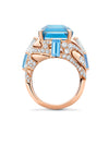 Boodles x The National Gallery Brush Stokes Aquamarine Ring | Boodles