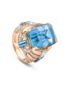 Boodles x The National Gallery Brush Stokes Aquamarine Ring | Boodles