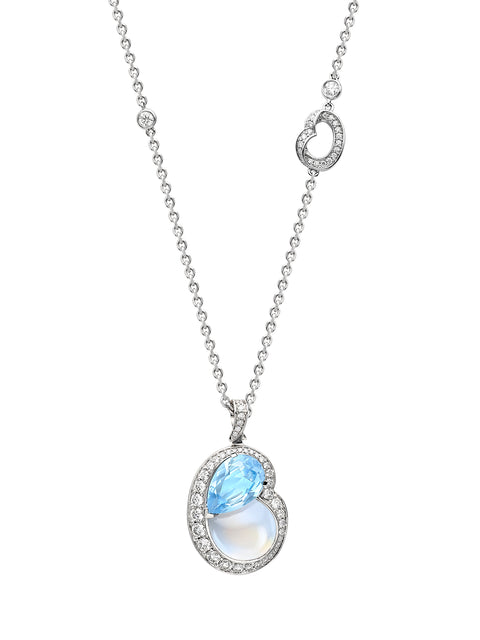 The Boodles National Gallery Collection - Motherhood Aquamarine Pendant