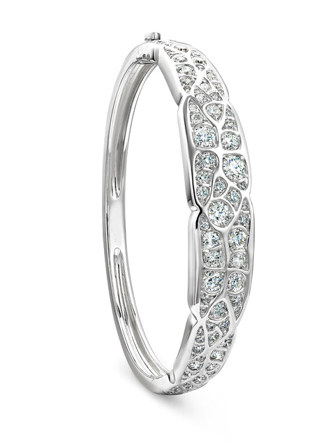 St. Tropez Diamond Platinum Bangle