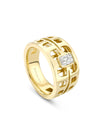 Boodles x The National Gallery Perspective Ashoka Yellow Gold Ring | Boodles