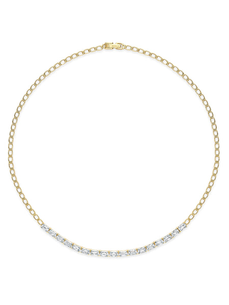 Classic Joni Ashoka Diamond Yellow Gold Necklace