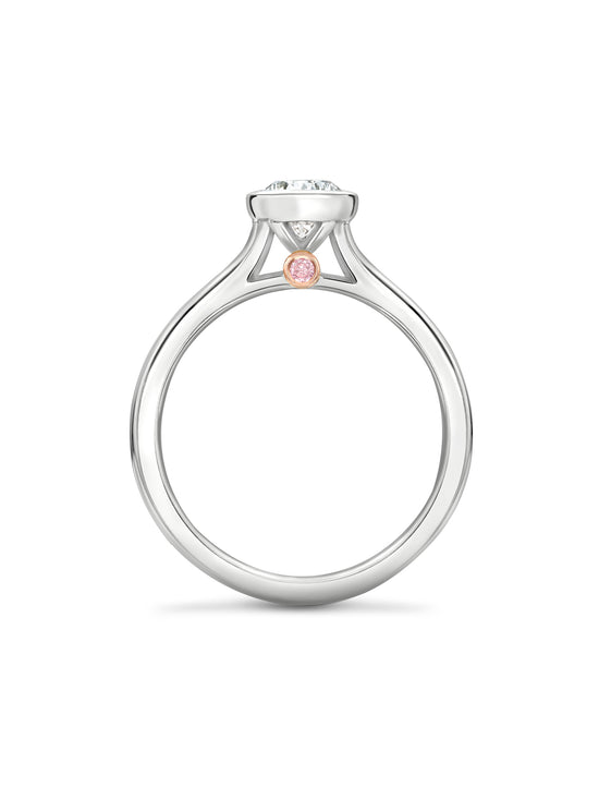 Classic Pear Diamond Platinum Ring | Boodles