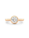 Florentine Diamond Rose Gold Engagement Ring